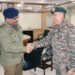 GOC 16 Corps calls on DGP J&K; Discusses security scenario in Jammu Region 