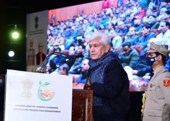 LG Manoj Sinha inaugurated UT level training & orientation program under holistic agriculture Devlopment Plan