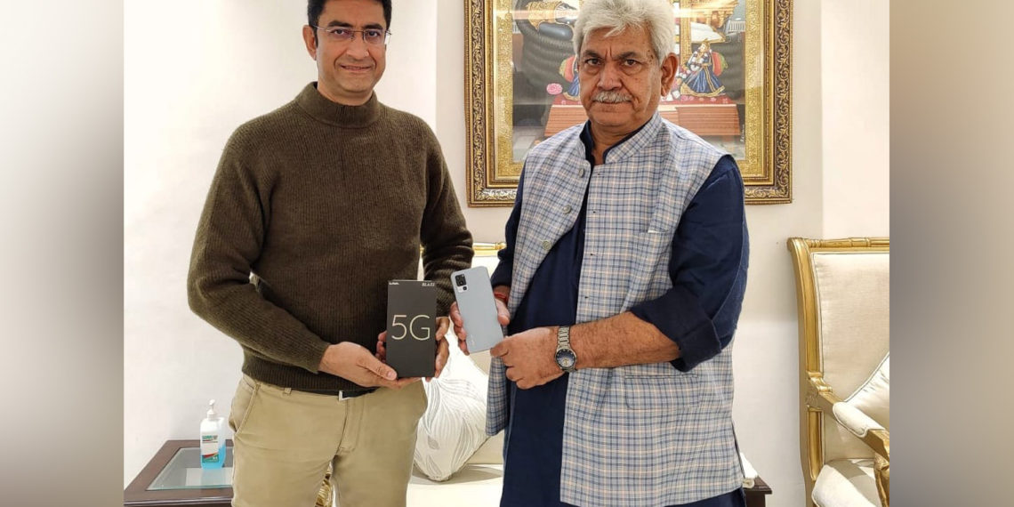 President Lava International Calls On LG Manoj Sinha