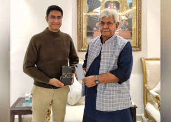 President Lava International Calls On LG Manoj Sinha