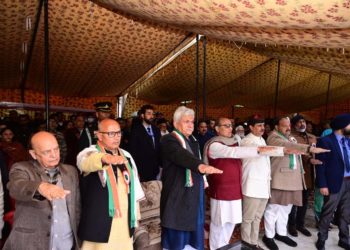 LG paid tributes to the Father of the Nation Mahatma Gandhi on his punyatithi.