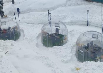 India’s first glass igloo restaurant in Gulmarg