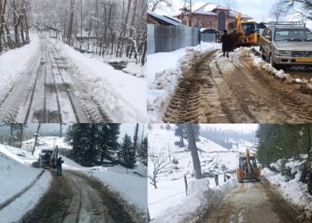 2087 Kms road length cleared of Snow in Kupwara 