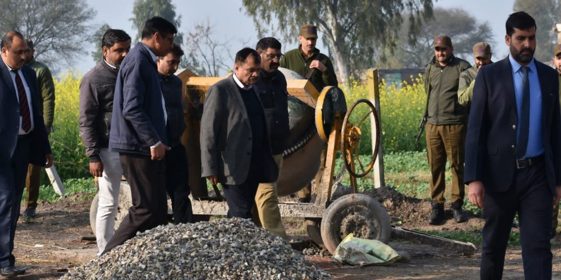 Advisor Bhatnagar visits Gharana Wetland Conservation Reserve, inspects ongoing works