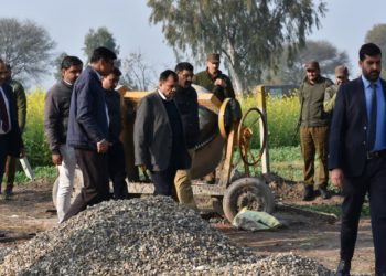 Advisor Bhatnagar visits Gharana Wetland Conservation Reserve, inspects ongoing works