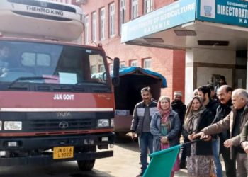 Agri Deptt Kashmir sends another Consignment of Kashmir Vegetables to UAE