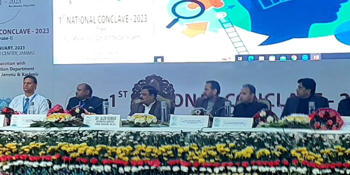 Alok Kumar inaugurates first National Conclave on NEP at Jammu 