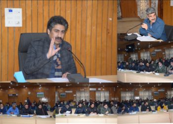 DC B’gam reviews Agriculture sector; interacts with JAEOs, AEAs