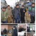Amid Snowfall, DC Budgam visits District Hospital, Old Bus Stand Budgam