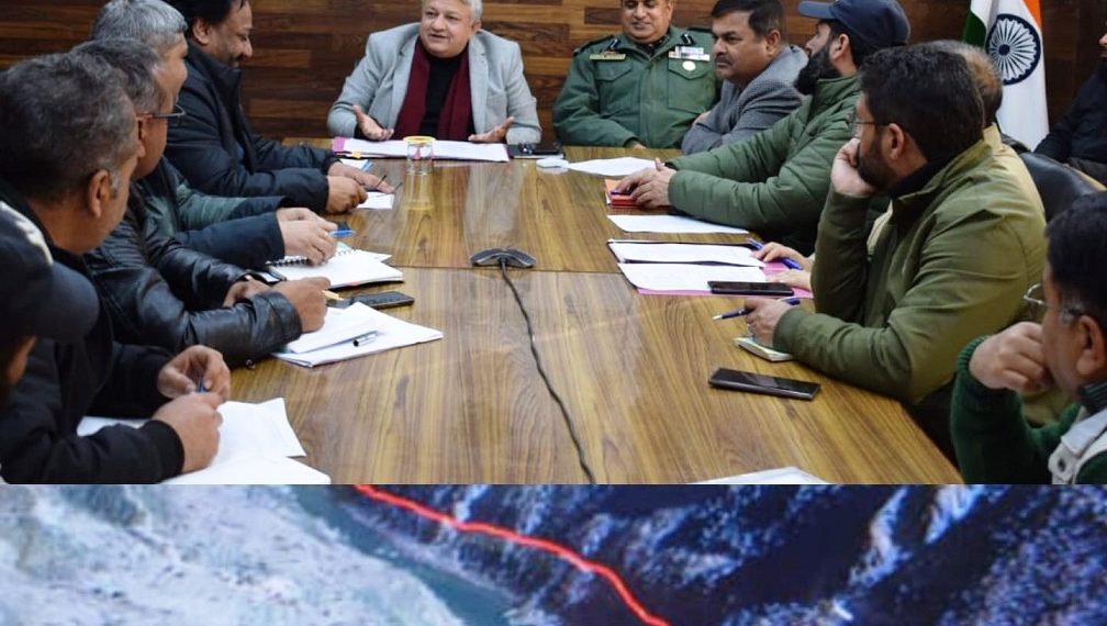 DC Doda discusses issues of NH244 with executing agency NHIDCL