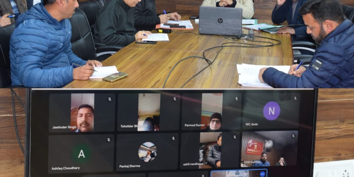 DC Doda reviews functioning of RCCMS among other online Revenue Services, digitization of records