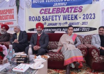 DC Jammu attends Health-cum-Eye Check up Camp organized for drivers