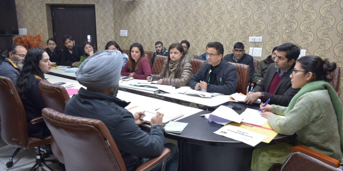 DC Jammu reviews progress of works under MGNREGA, SBM, PMAY-G