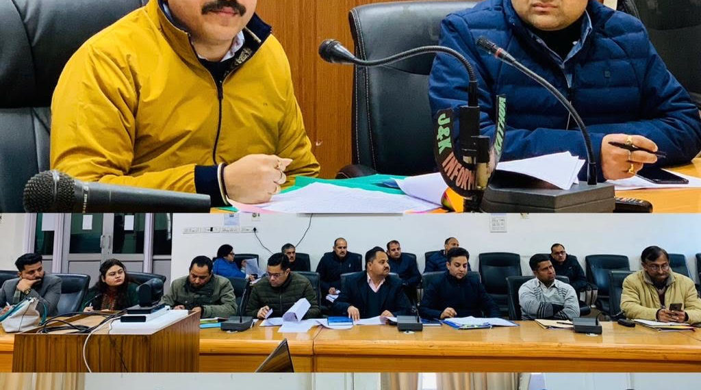DC reviews implementation of JJM, PHE sector schemes in Kathua district