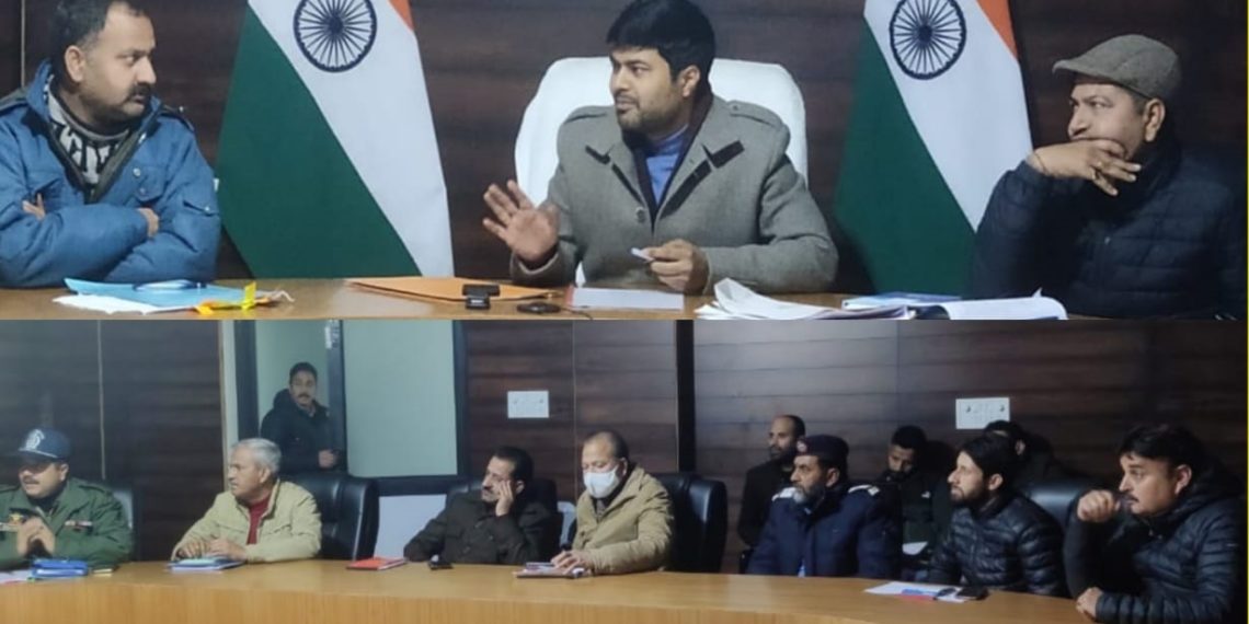 DC Kishtwar Chairs District Road Safety Committee (DRSC) meeting