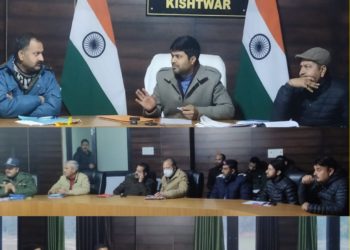 DC Kishtwar Chairs District Road Safety Committee (DRSC) meeting