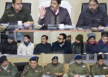 DC Poonch chairs Law & Order coordination meeting  