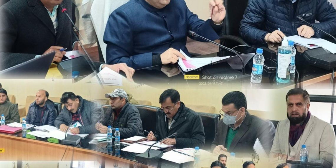 DC Poonch reviews progress of development works under SAMAGRA Shiksha  