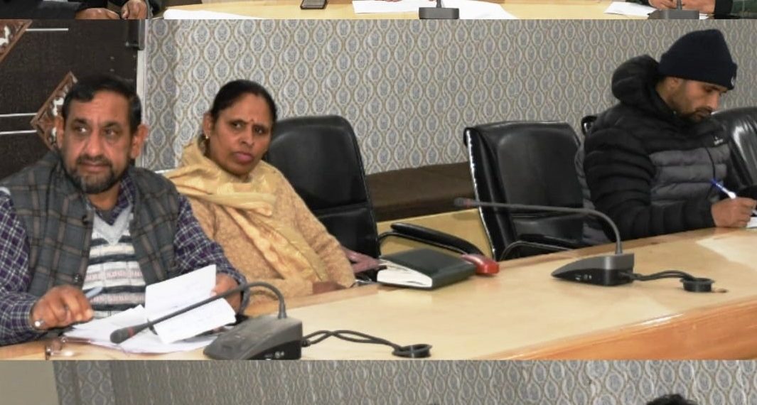 DC Rajouri reviews functioning of Social Welfare, ICDS Departments