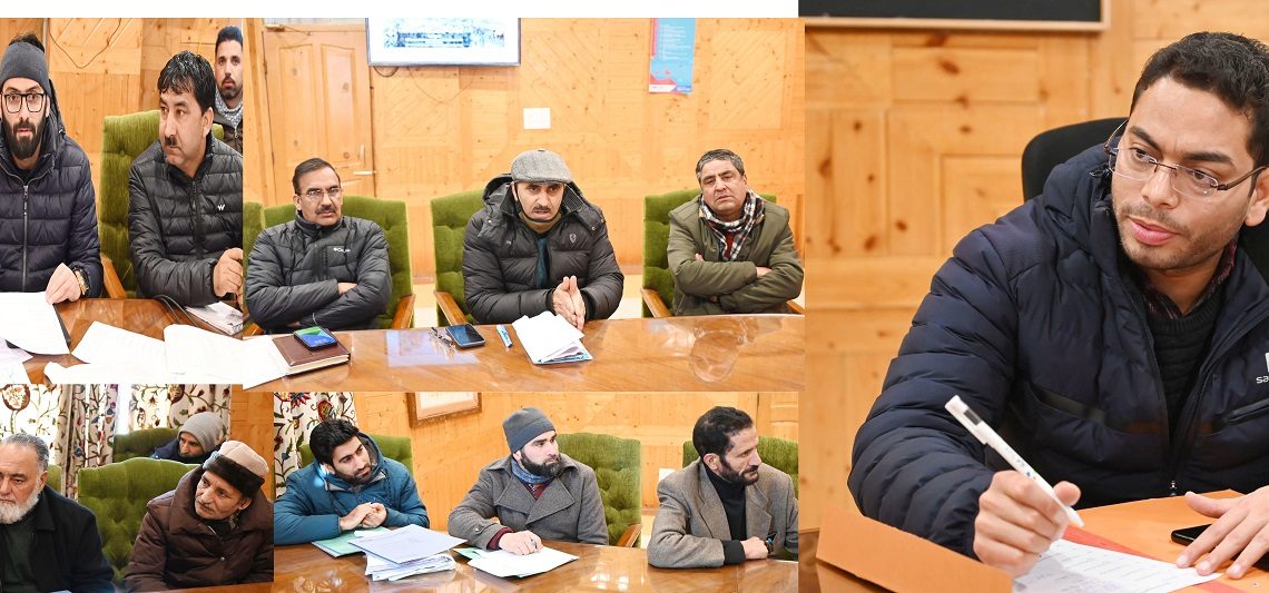 DC chairs Draft Master Plan & Sustainable City Dev. Plan of Shopian Town