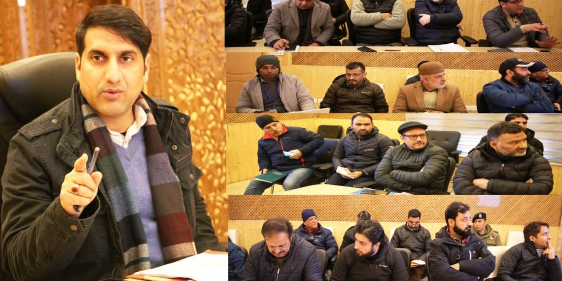 DC Srinagar reviews Implementation Status of City Action Plan under National Clean Air Programme