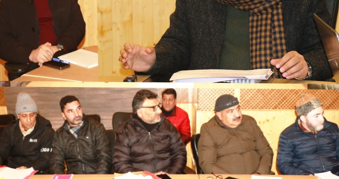 DC Srinagar reviews progress of works taken up under National Clean Air Programme(NCAP)