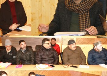 DC Srinagar reviews progress of works taken up under National Clean Air Programme(NCAP)