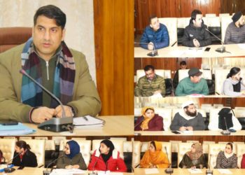 DC Srinagar reviews implementation of Social Welfare schemes in District