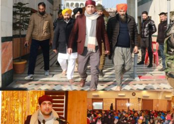 DC Srinagar visits Gurudwara Chhati Padshahi, Greets Sikh Sangat on the occasion of Prakash Purab 