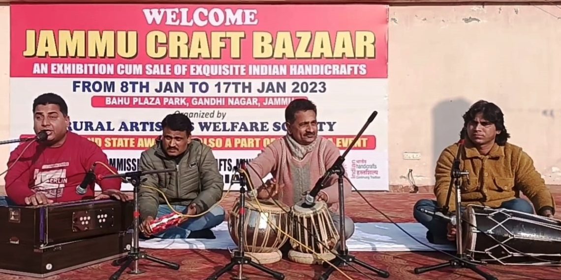 DIPR Cultural Unit artists perform at Craft Bazar