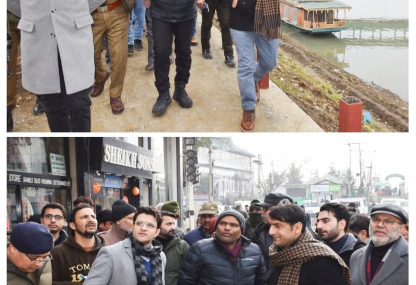 Div Com Kmr conducts extensive tour of major Roads, Parks, Sites; takes stock of preparation for G20 Summit 