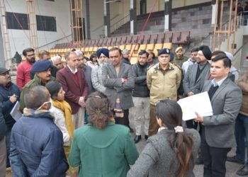Div Com visits MA Stadium to inspect Republic Day arrangements