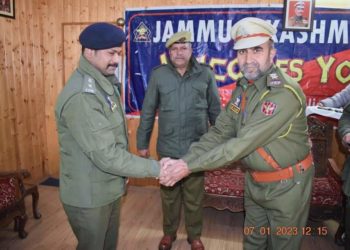 PIPPING CEREMONY OF 12 NEWLY PROMOTED SUB INSPECTORS AND 01 ASI HELD AT DPL GANDERBAL.