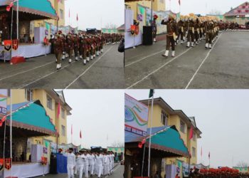 FULL DRESS REHEARSAL PARADE OF REPUBLIC DAY- 2023 HELD AT DPL KULGAM