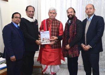Founder Chairman, MSME Development Forum Meets LG Manoj Sinha