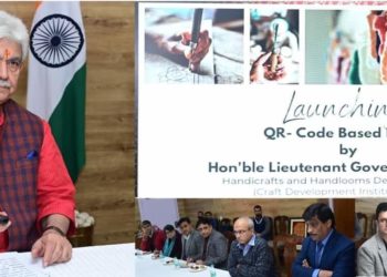 LG Sinha launches QR Code based Labels of 13 different GI and Non-GI registered crafts of J&K