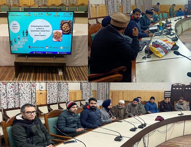 GeM onboarding for Walnut (ODOP) by JKTPO concluded at Kupwara