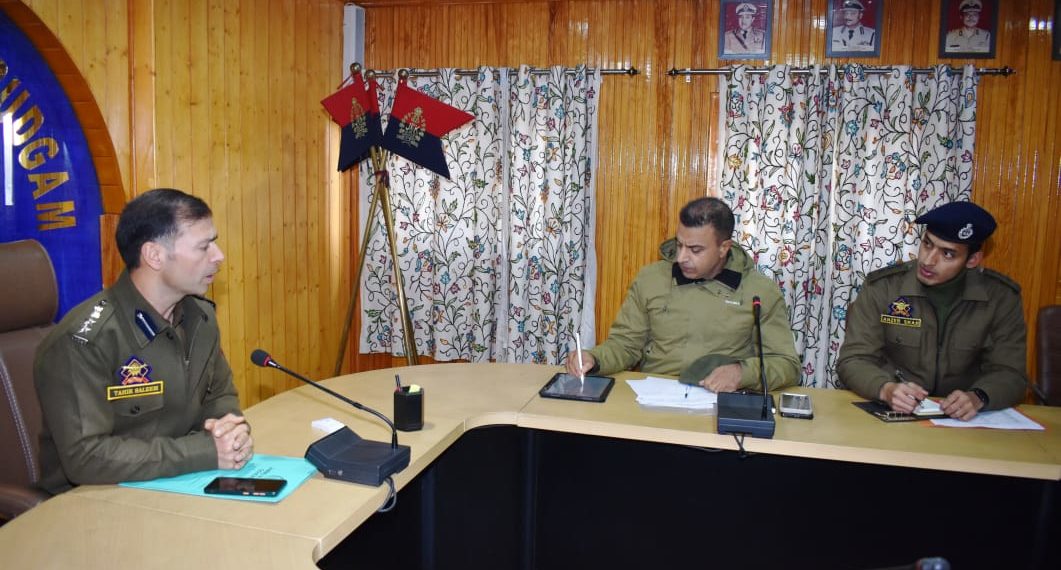 SSP Budgam chairs security review meeting