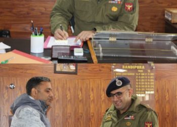Lakshay Sharma-IPS assumes charge as SSP Bandipora