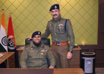 Amod Ashok Nagpure -IPS assumes charge as SSP Baramulla