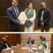 Secretary Sports Council meets All India Football Federation higher-ups in Delhi.