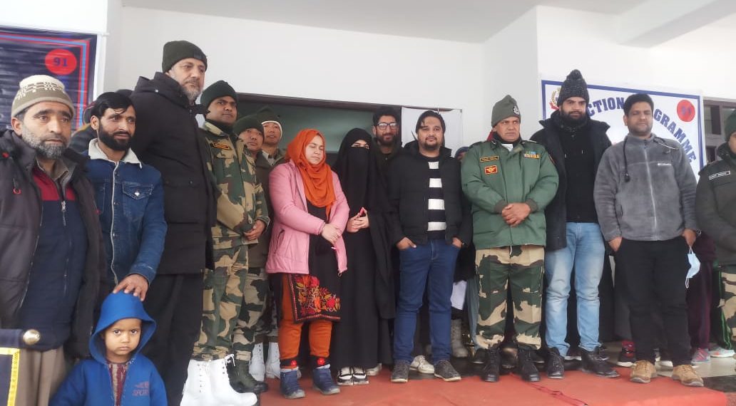 MEGA MEDICAL CAMP ORGANISED BY BSF IN MAWER NAUGAM HANDWARA