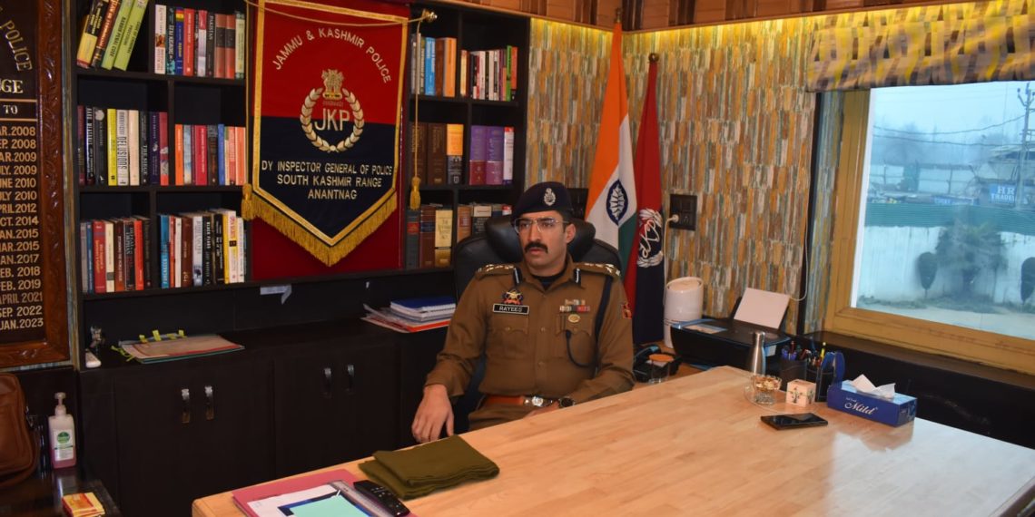 Rayees Mohammad Bhat (IPS) Takes Over As DIG South Kashmir