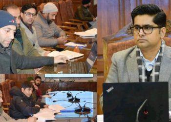 DC Bandipora Reviews Functioning Of RCCMS/ Online Revenue Services