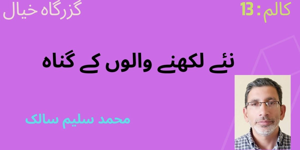 پیش نوشت : ان نام نہاد نقادوں کے نام، جن کی سہل انگاری سے نٸی نسل پروان چڑھنے سے پہلے ہی دم توڑ دیتی ہے