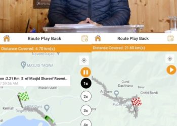 District Admin B’pora monitors Snow clearance operations through GPS