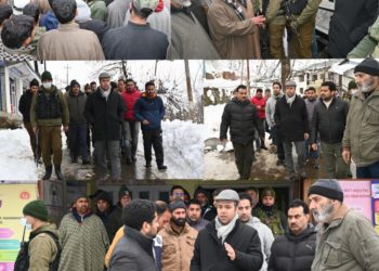Snowfall aftermath: DC Kulgam conducts extensive tour of remote areas