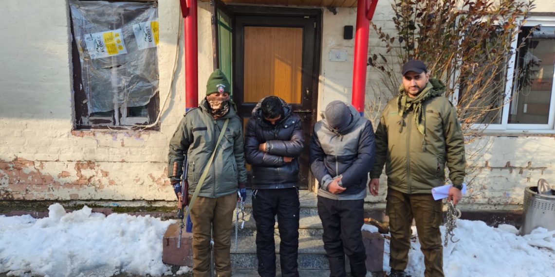 TWO GAMBLERS HELD AT FEROZPORA TANGMARG