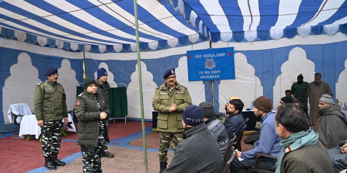 75 Bn ,under the aegis of Srinagar sector, CRPF organised a free medical camp at Indra Nagar,