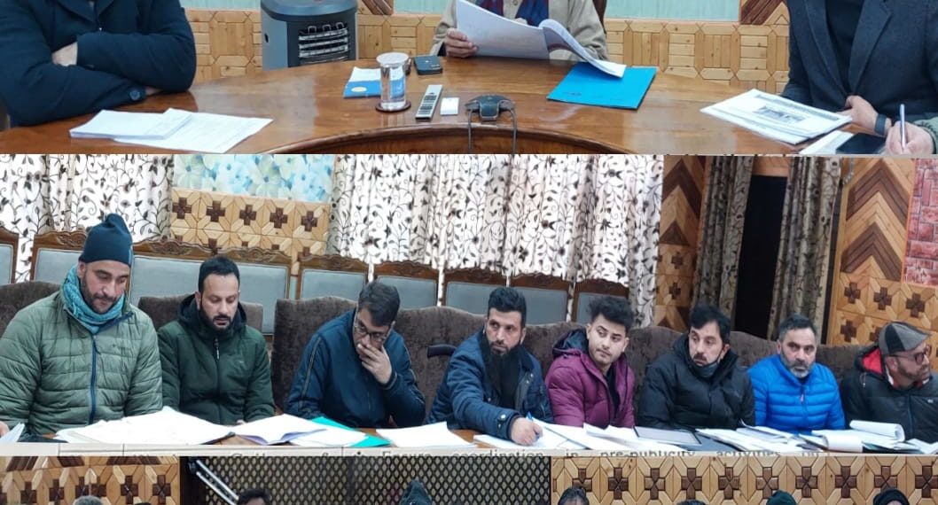 DC Kupwara reviews progress of RDD  works  Gave timelines for completion of works 